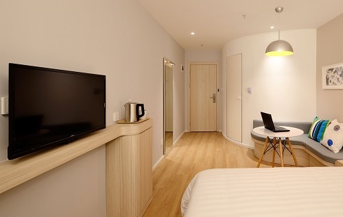 Hotel Room With a TV